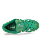 adidas Adimatic Preloved Green / Core White / Semi Court Green Low Top Sneakers  Detailfoto | Overkill
