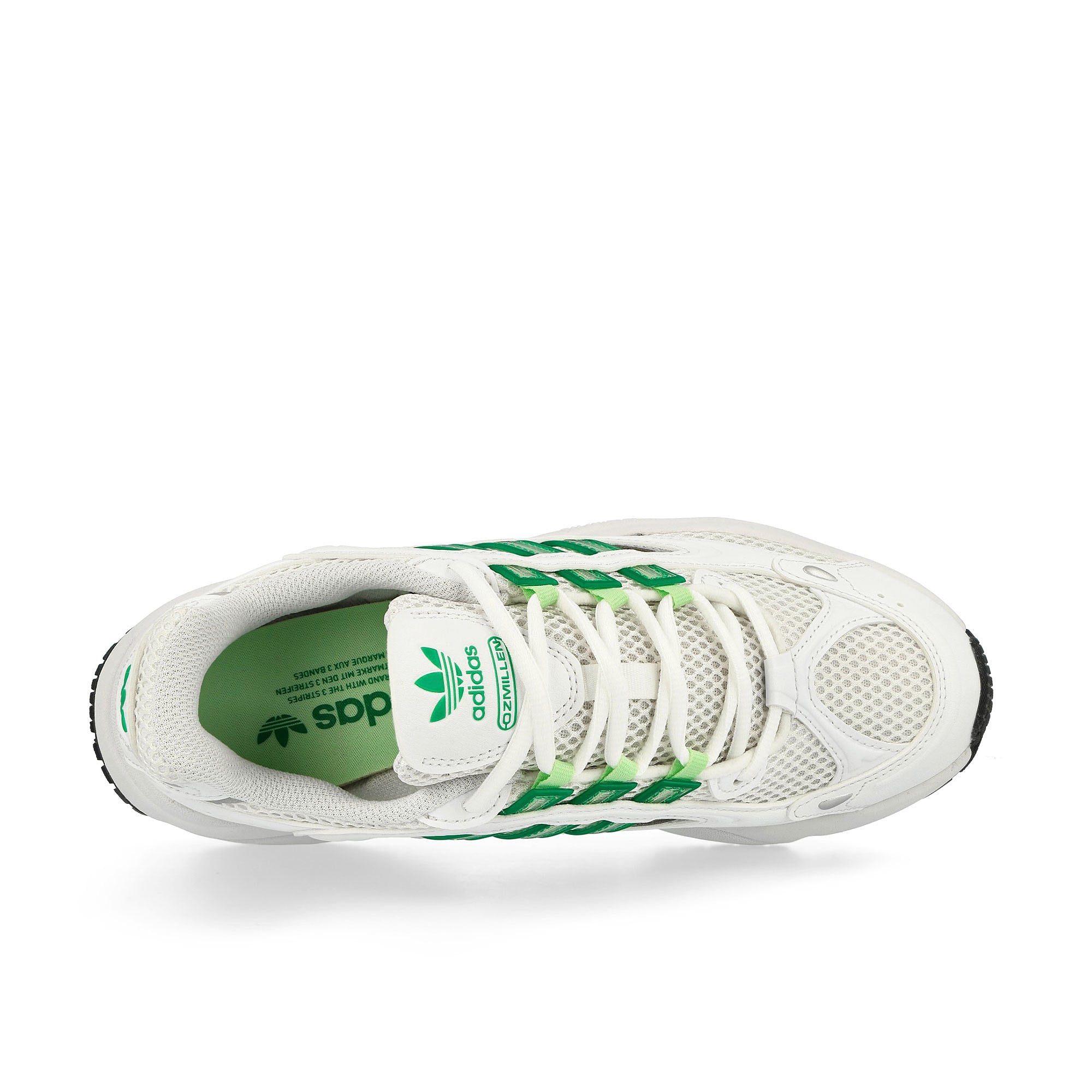 adidas Ozmillen W Cloud White / Semi Green Spark / Green Low Top Sneakers  Detailfoto | Overkill