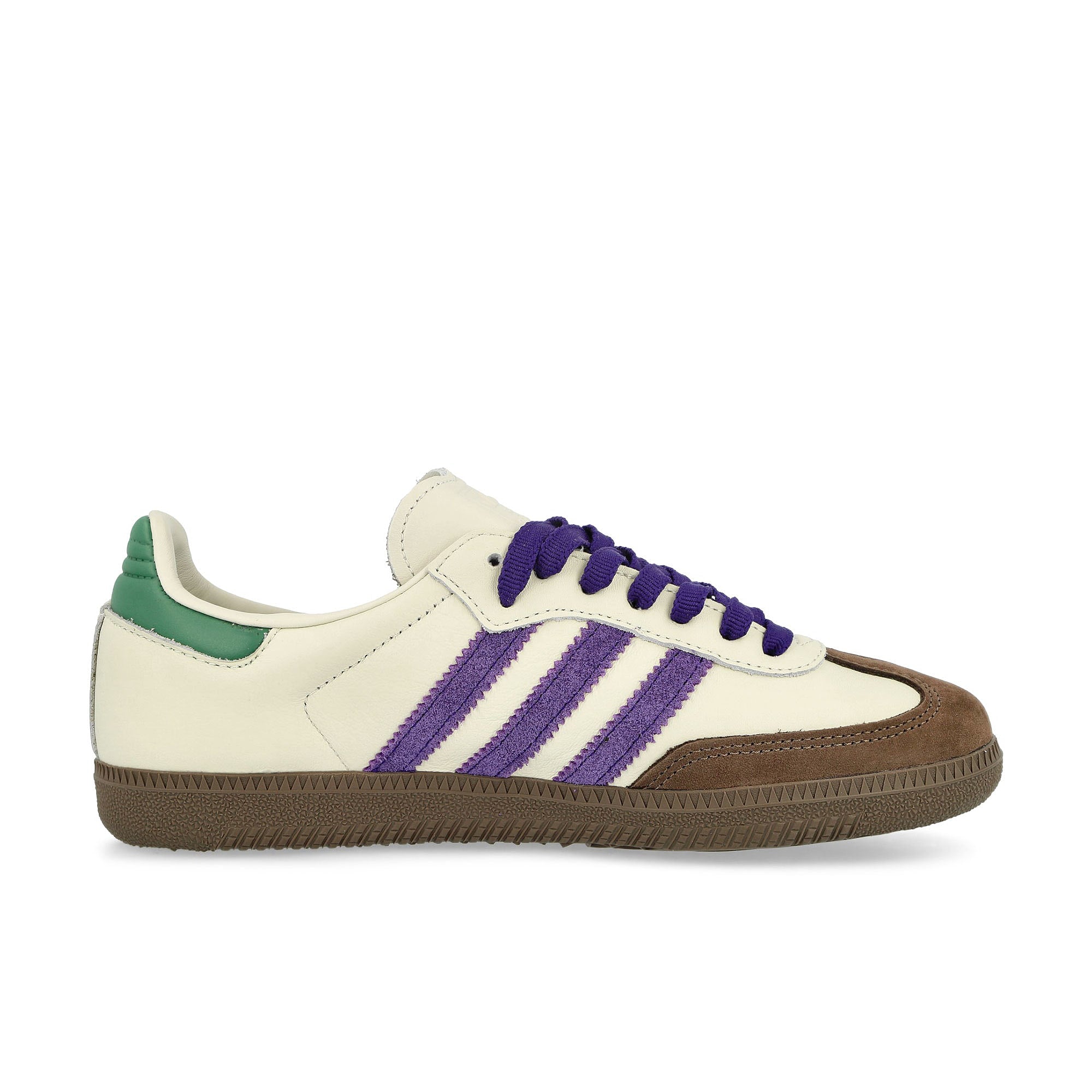 adidas Samba OG W Off White / Collegiate Purple / Preloved Green Low Top Sneakers  Silhouette | Overkill