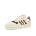 adidas Rivalry Low 86 Cloud White / Preloved Brown / Off White Low Top Sneakers  Close Up | Overkill