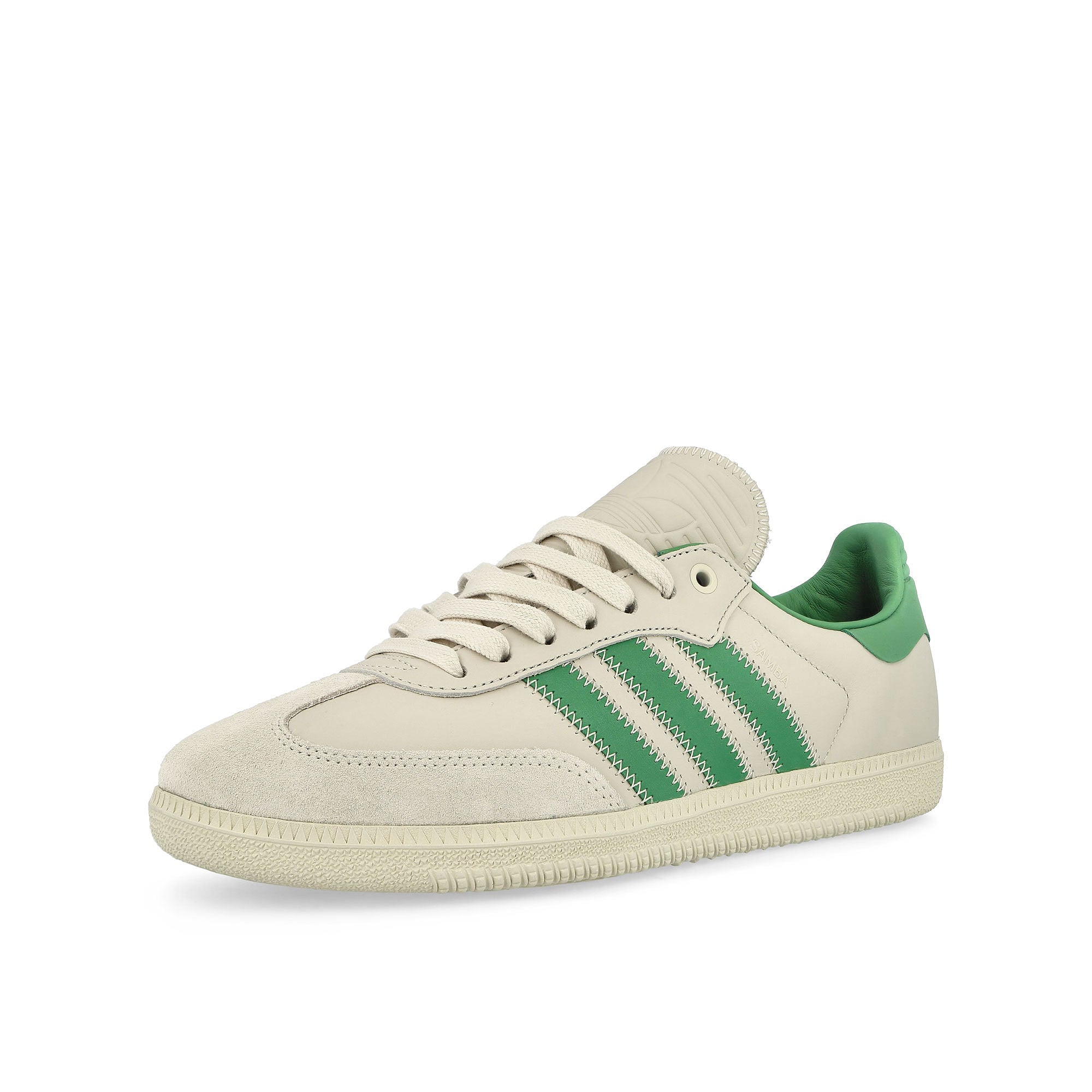 adidas Samba Preloved Green / Alumnium / Aluminium Low Top Sneakers  Close Up | Overkill
