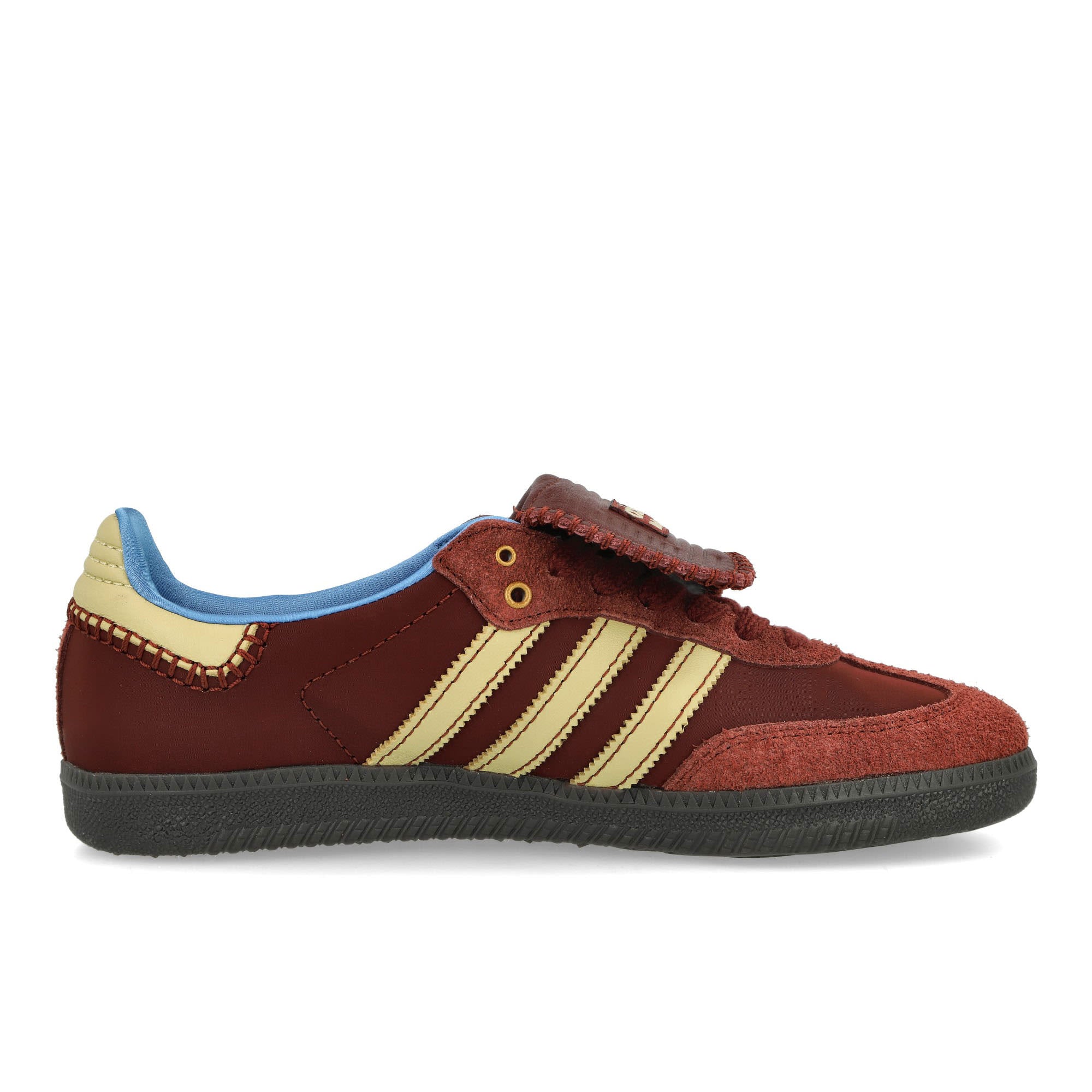 美品Wales Bonner × adidas Samba Nylon Low Adidas Samba Nylon Wales Bonner Dark Brown - Trainers | Limited Resell