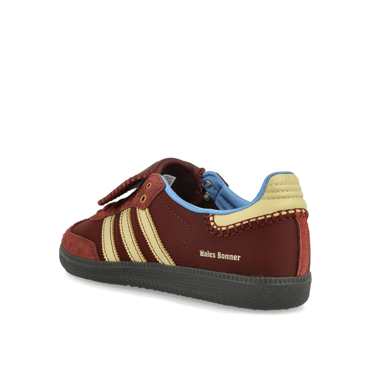 adidas Wales Bonner x adidas Nylon Samba Fox Brown / Sandy Beige / Lucky Blue Sneakers  Material | Overkill
