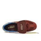 adidas Wales Bonner x adidas Nylon Samba Fox Brown / Sandy Beige / Lucky Blue Sneakers  Detailfoto | Overkill