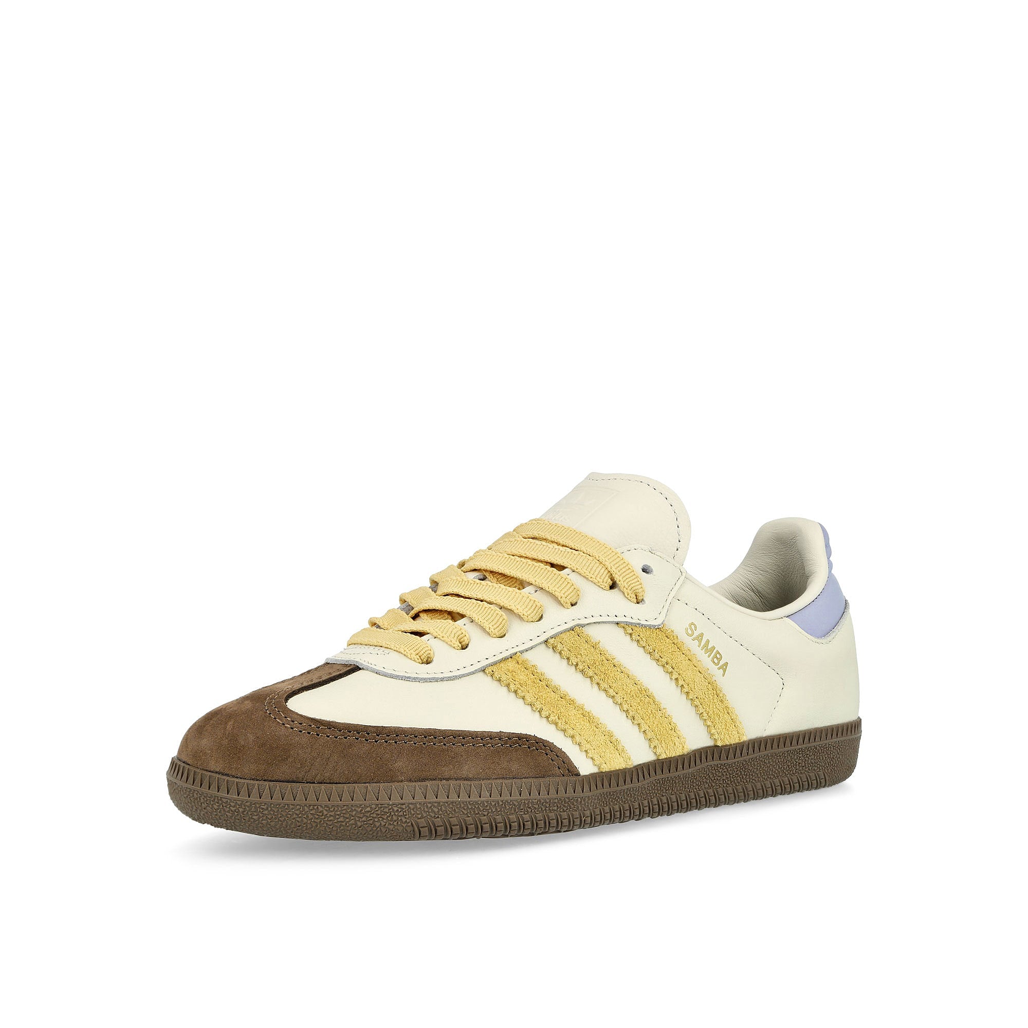 adidas Samba OG W Off White / Oat / Violet Tone Low Top Sneakers  Close Up | Overkill