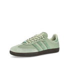 adidas Maha x adidas Samba OG Half Green / Silver Green / Off White Low Top Sneakers  Close Up | Overkill