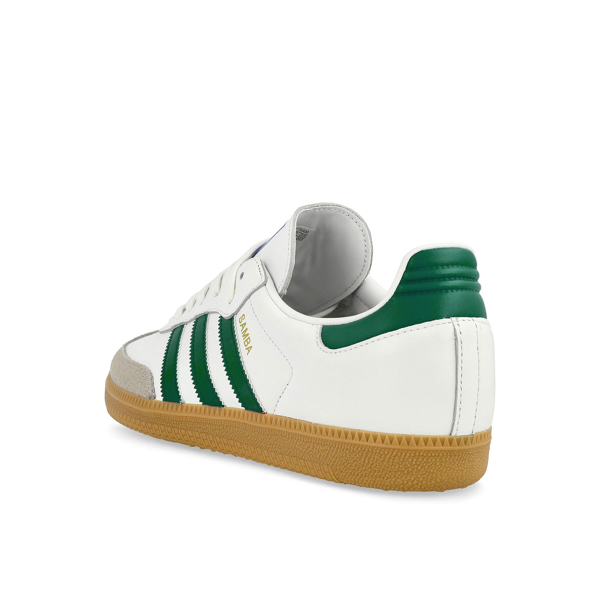 adidas Samba OG Footwear White / Collegiate Green / Gum 3 Low Top Sneakers  Material | Overkill
