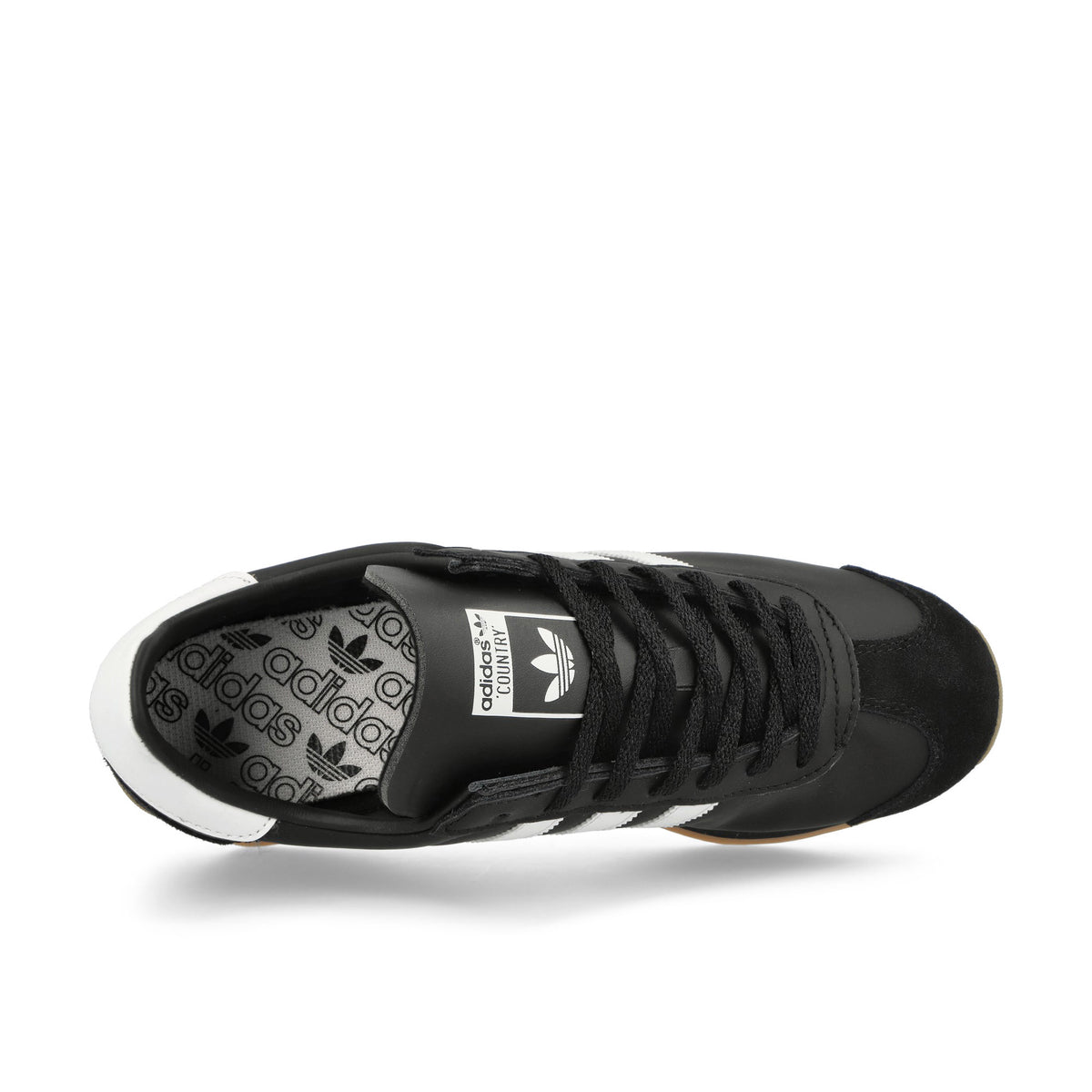 adidas Country OG Core Black / Core Black / Footwear White Low Top Sneakers  Detailfoto | Overkill