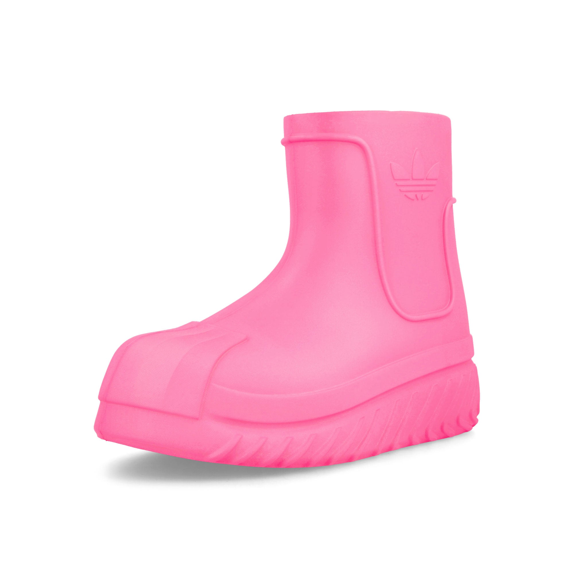 adidas Adifom Superstar Boot W Pink Frenzy / Pink Frenzy / Pink Frenzy High Top Sneakers  Close Up | Overkill