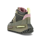 adidas Pharrell Williams x adidas Humanrace NMD S1 Ryat Focus Olive / Olive Strata / Magic Mauve Sneakers  Material | Overkill