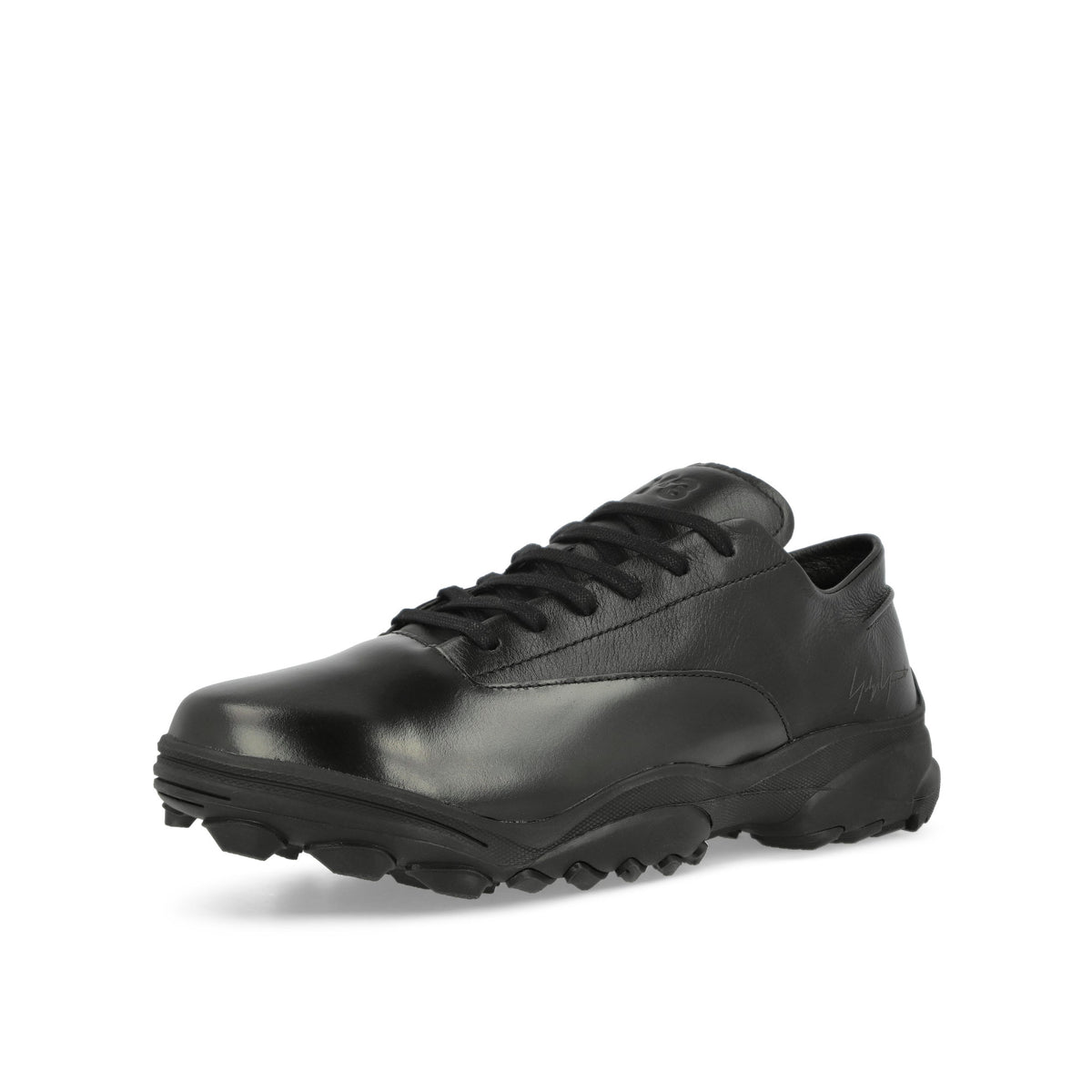 Y-3 GSG9 Low Black / Black / Black Low Top Sneakers  Close Up | Overkill
