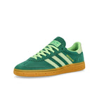adidas Handball Spezial W Collegiate Green / Semi Green Spark / Gum Low Top Sneakers  Close Up | Overkill
