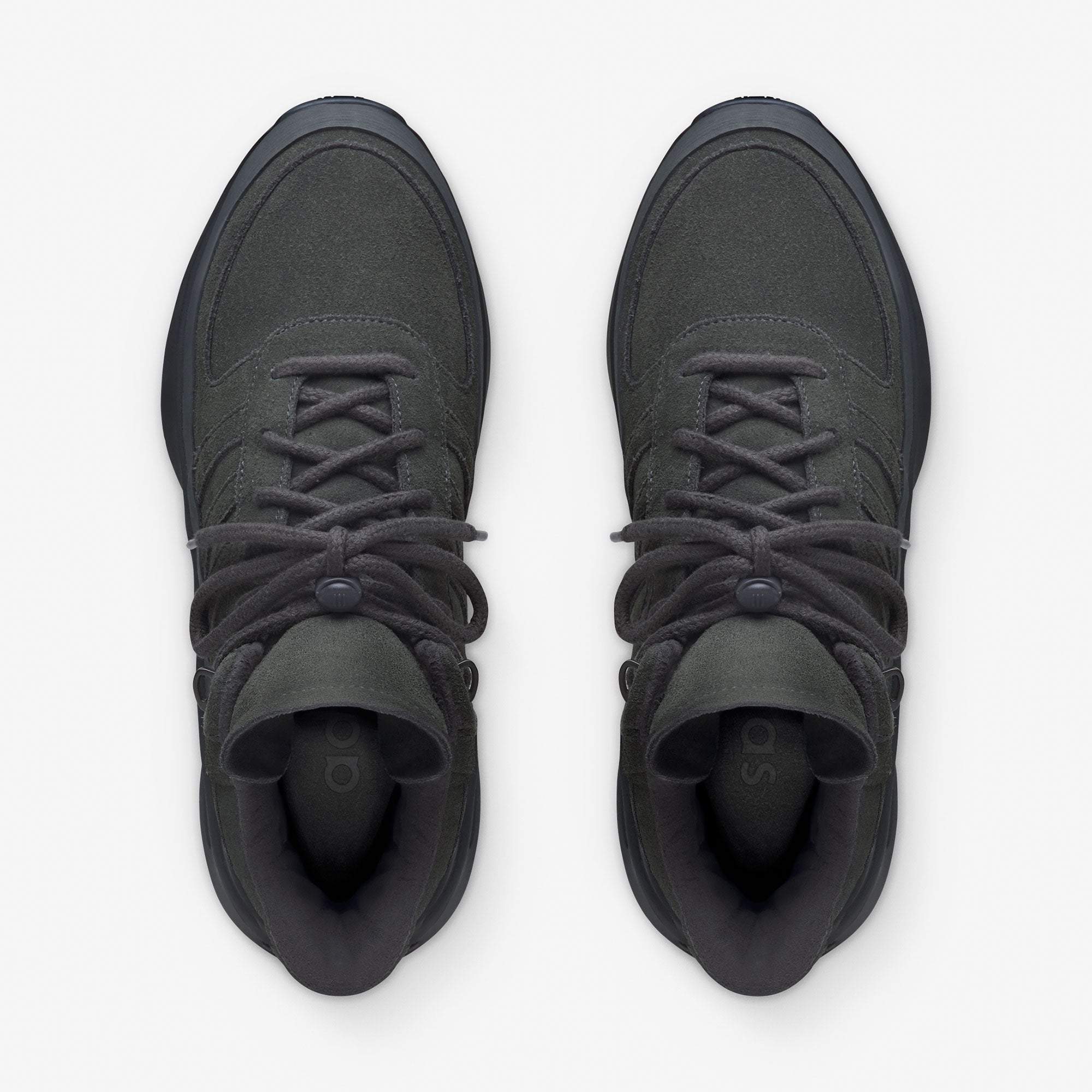 adidas Los Angeles Hiker Carbon / Carbon / Carbon High Top Sneakers  Detailfoto | Overkill