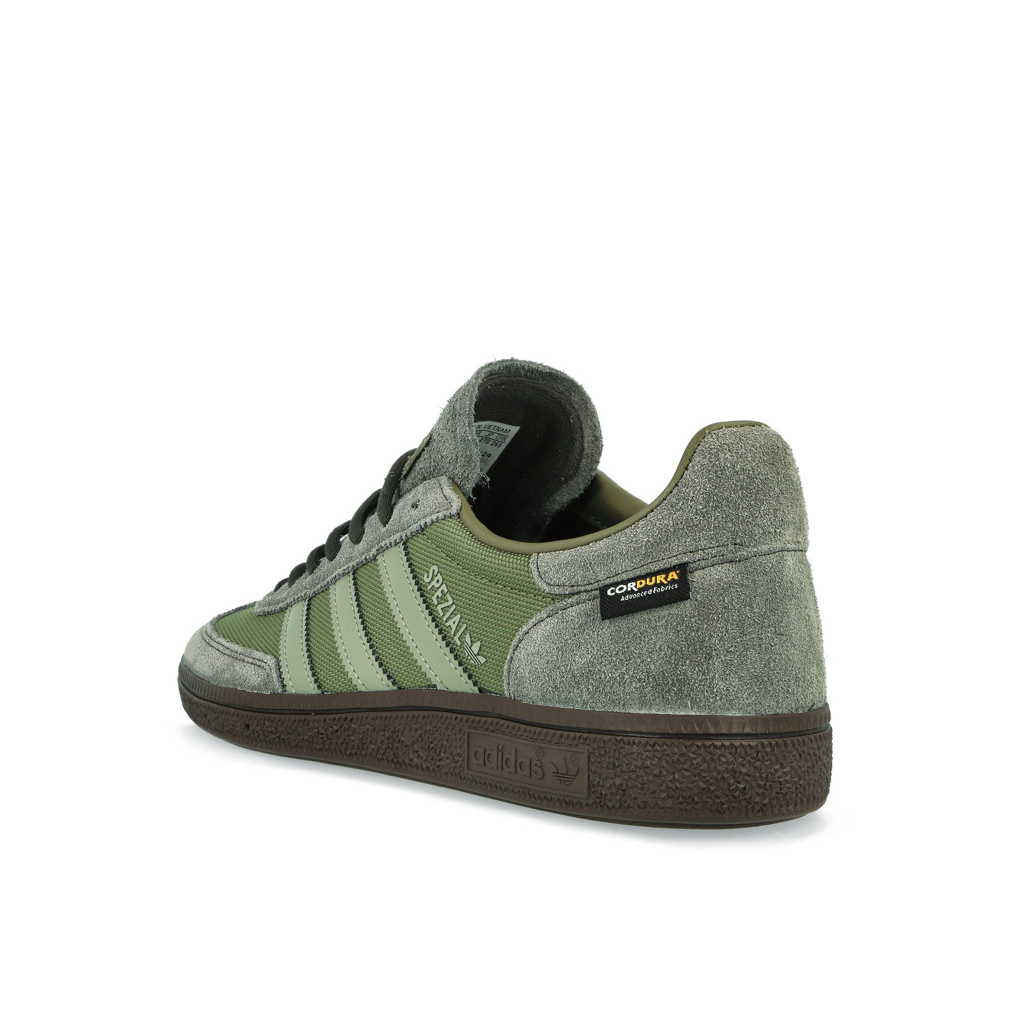 adidas Handball Spezial Focus Olive / Silver Pebble / Shadow Olive Low Top Sneakers  Material | Overkill