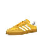 adidas Gazelle Indoor Grey Yellow / Footwear White / Alm Yellow Low Top Sneakers  Close Up | Overkill