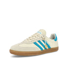 adidas SPORTY & RICH x adidas Samba OG Cream White / Blue Rush / Gum3 Sneakers  Close Up | Overkill