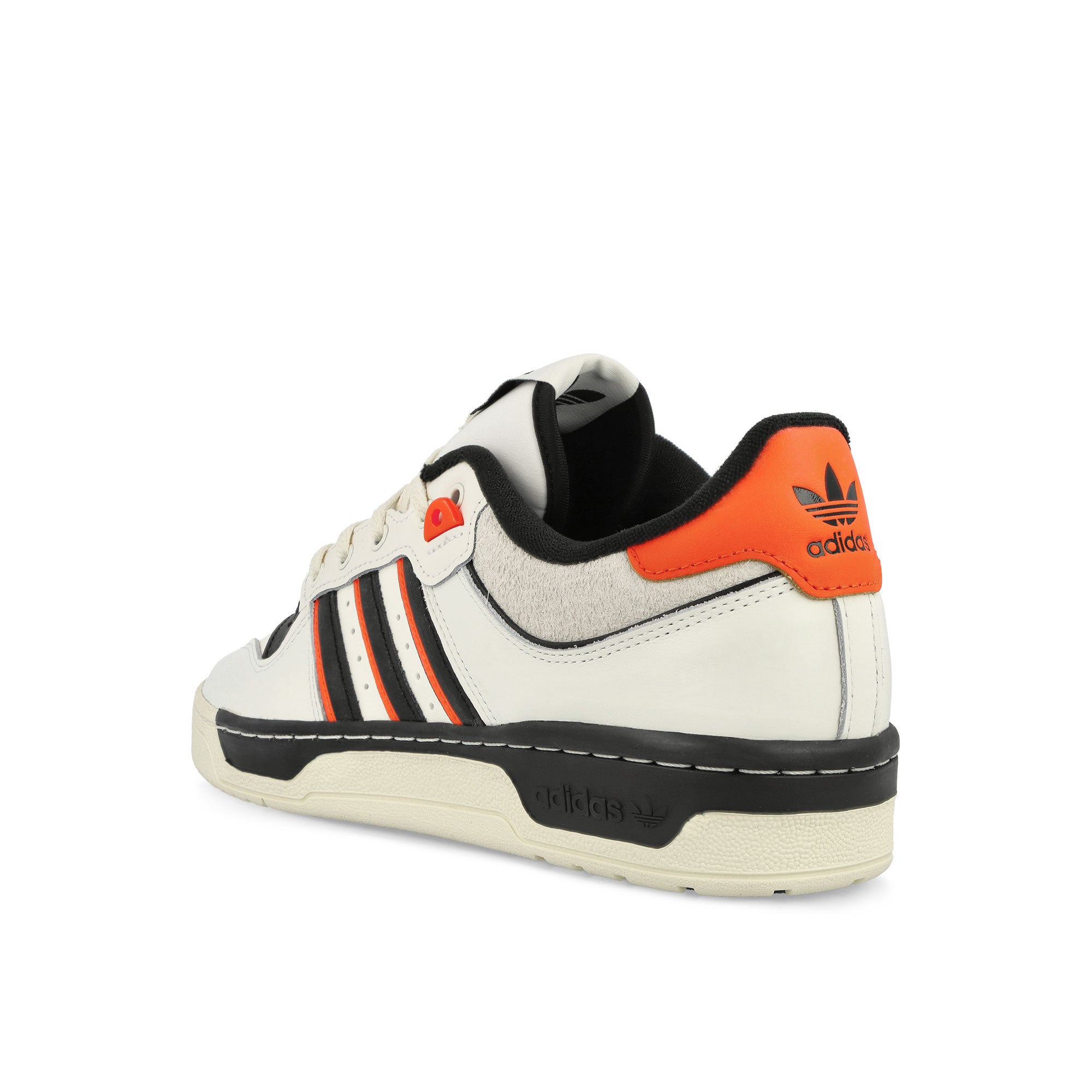 adidas Rivalry Low 86 Cloud White / Core Black / Semi Impact Orange Low Top Sneakers  Material | Overkill