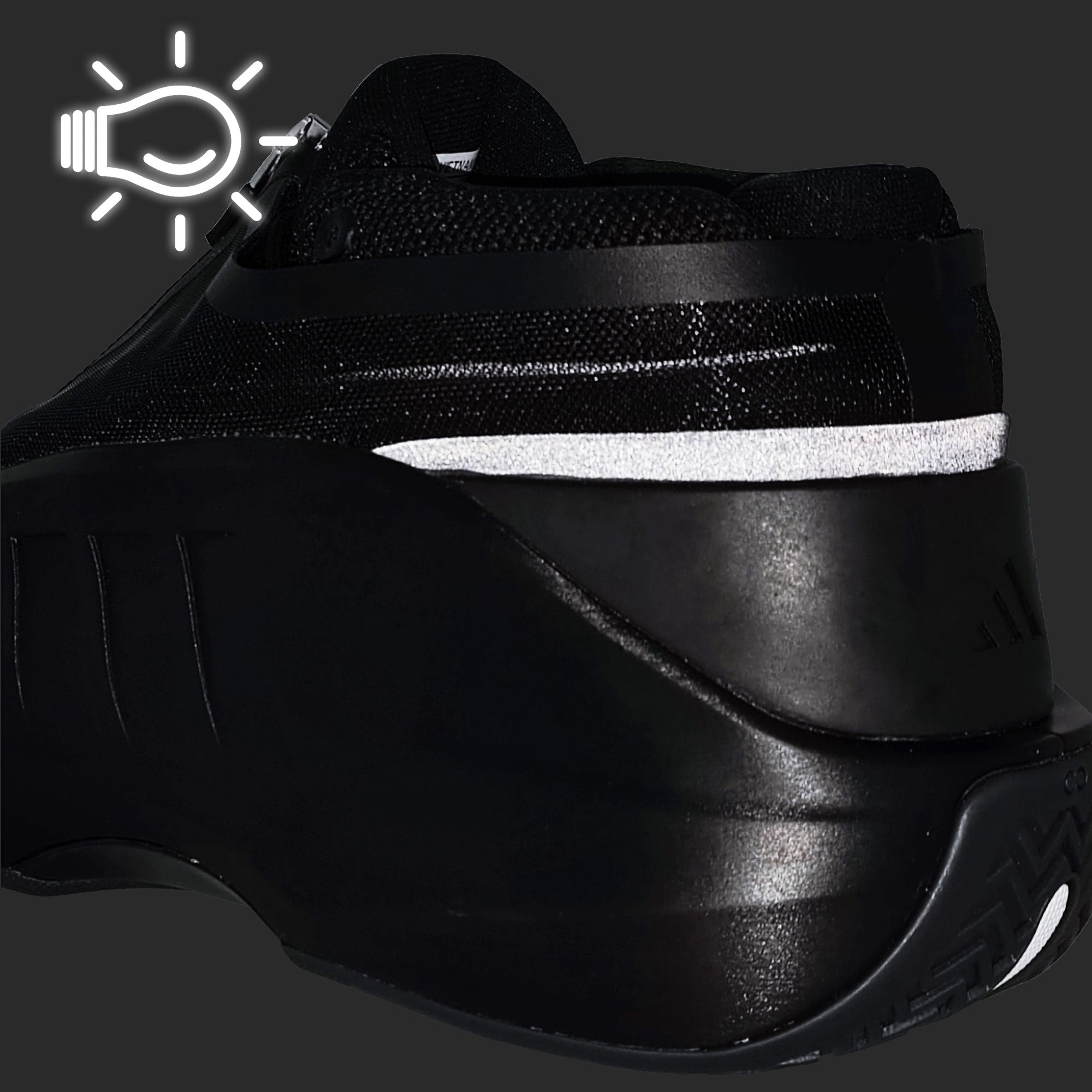 adidas Crazy Iiinfinity Core Black / Carbon / Footwear White Mid Top Sneakers  Detailfoto | Overkill