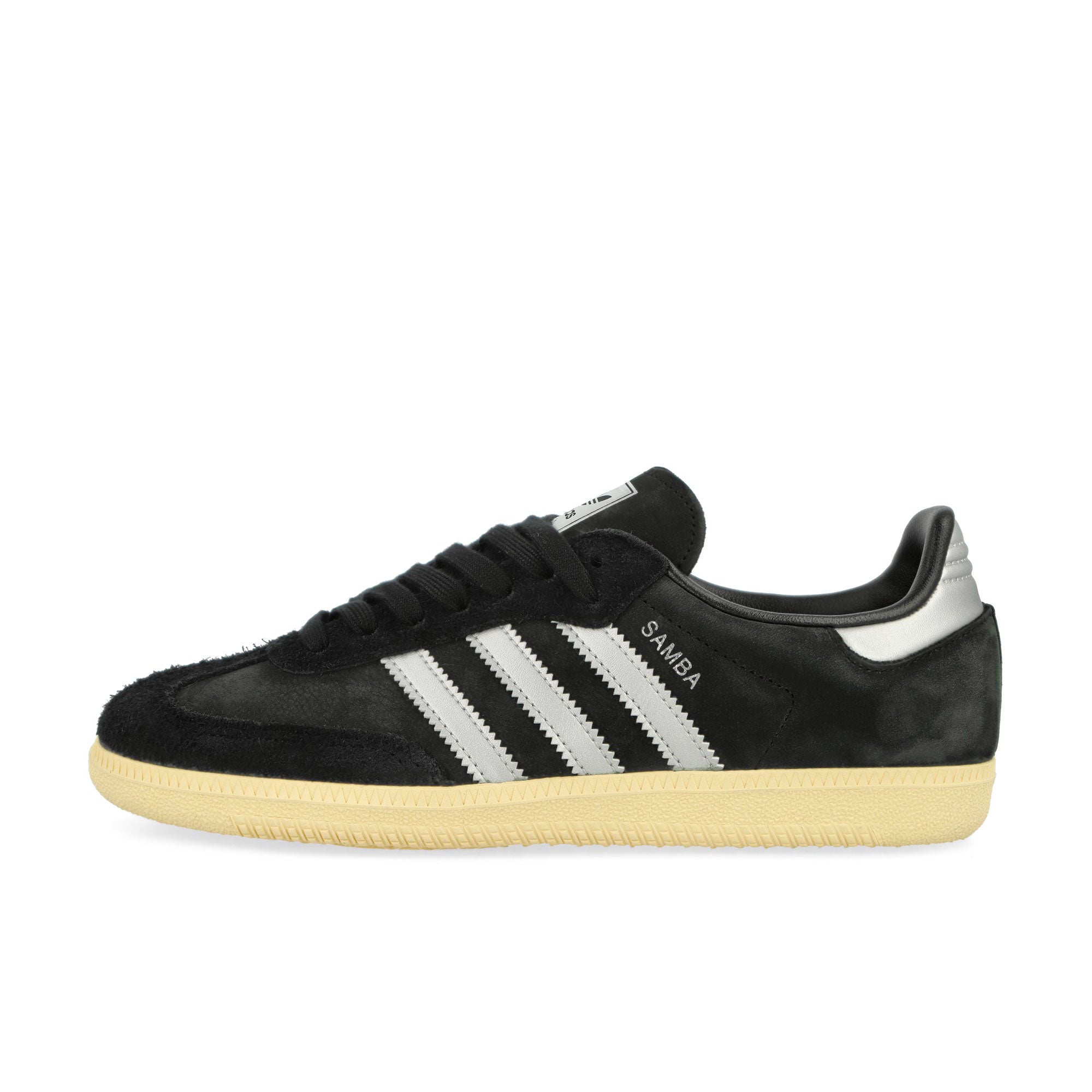 adidas Samba OG W Core Black / Matte Silver / Almost Yellow Low Top Sneakers IE8128 | Overkill