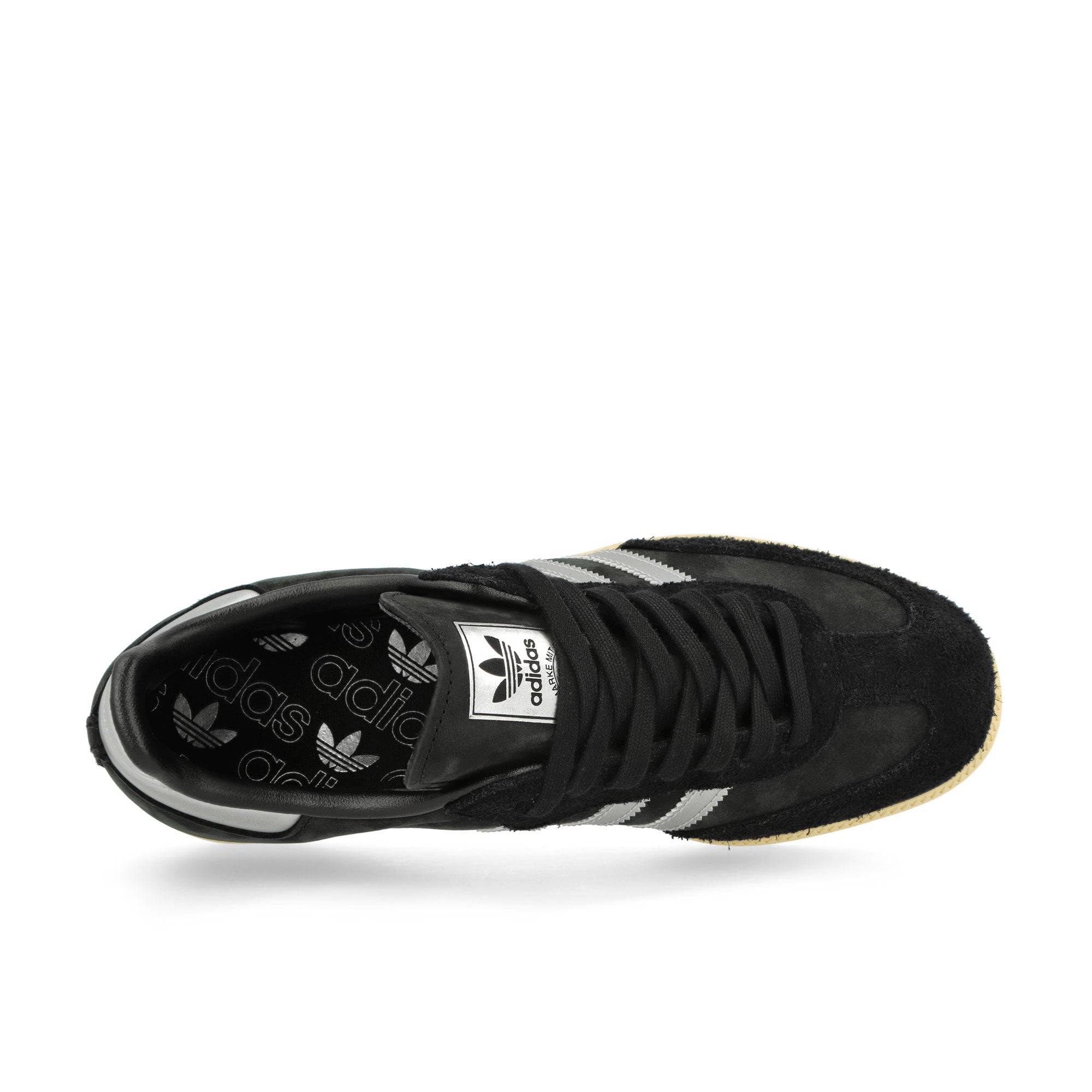 adidas Samba OG W Core Black / Matte Silver / Almost Yellow Low Top Sneakers  Detailfoto | Overkill