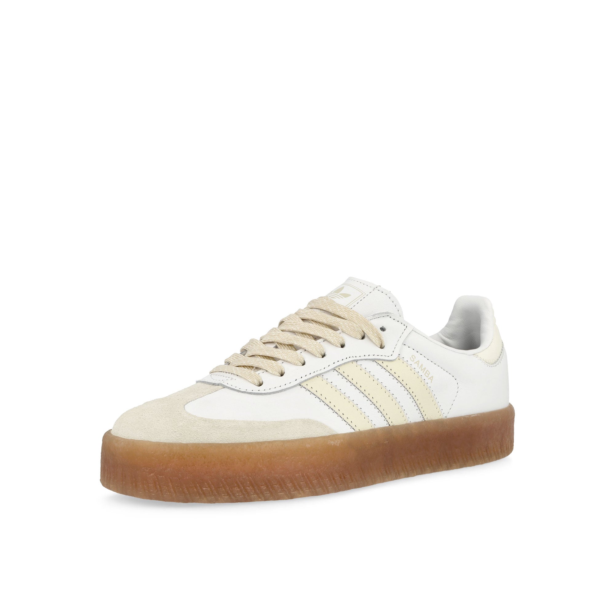 adidas Sambae W Footwear White / Wonder White / Off White Low Top Sneakers  Close Up | Overkill