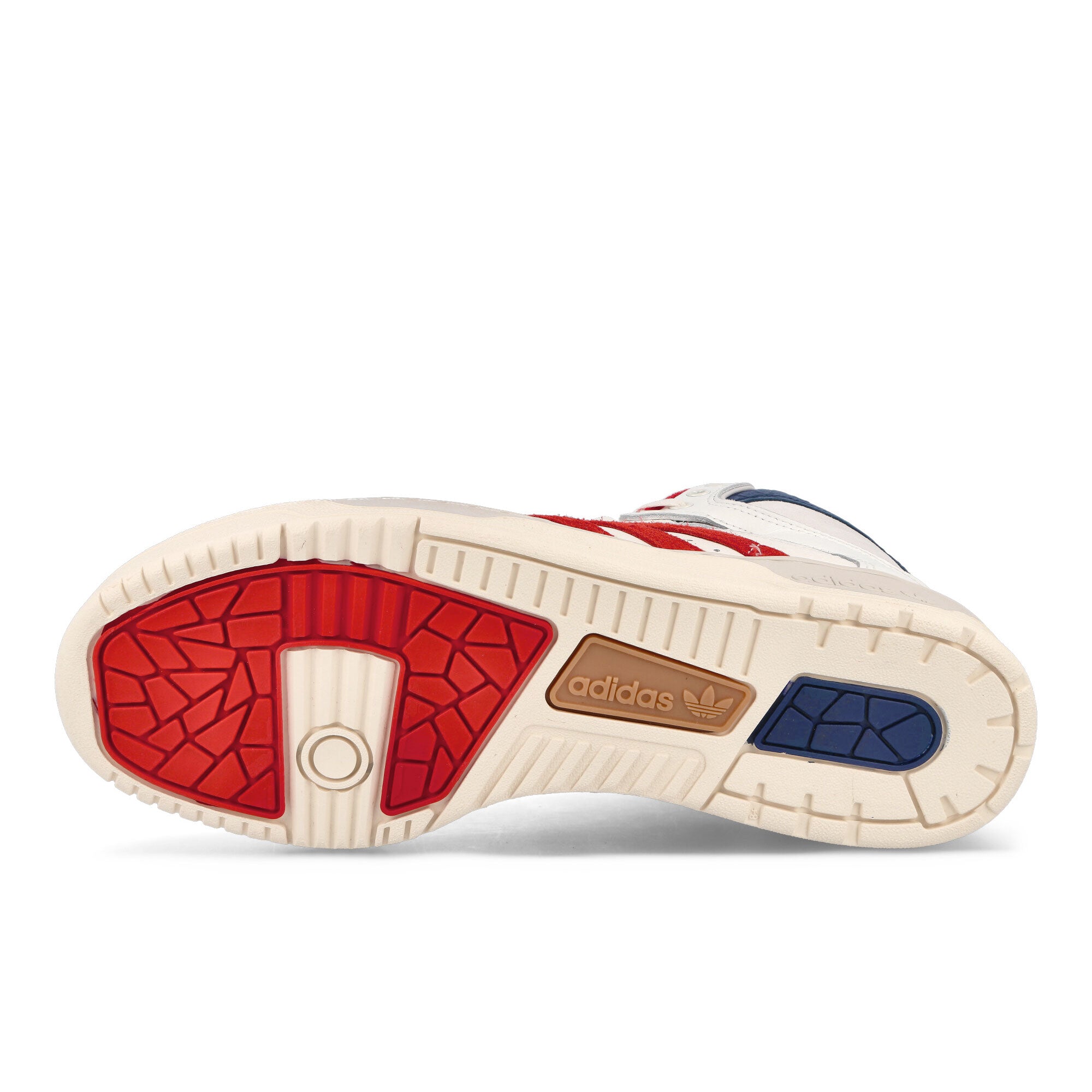 adidas Conductor Hi – The Collective Pack Chalk White / Scarlet / Grey One High Top Sneakers  Detail View 1 | Overkill