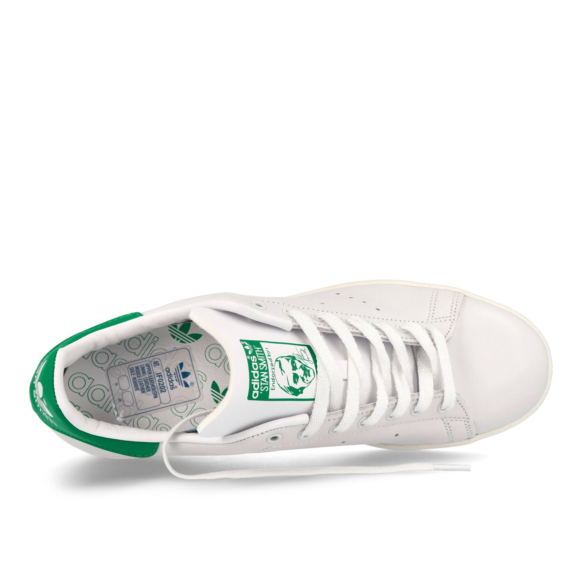 adidas Stan Smith 80s Footwear White / Footwear White / Green Low Top Sneakers  Detailfoto | Overkill