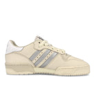 adidas Rivalry Low Consortium Clear White-Silver Metallic-Grey One Low Top Sneakers  Silhouette | Overkill