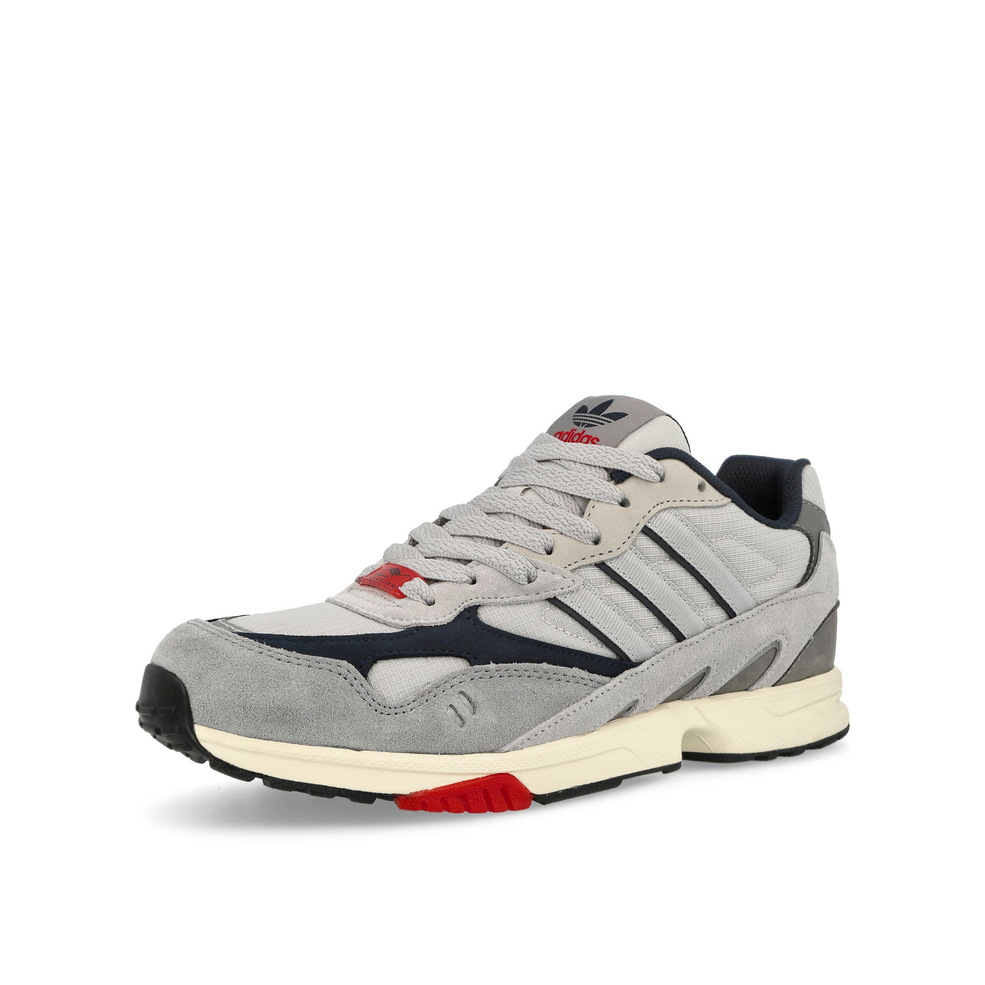 adidas Torsion Super Grey One / Metallic Silver / Grey Two Low Top Sneakers  Close Up | Overkill