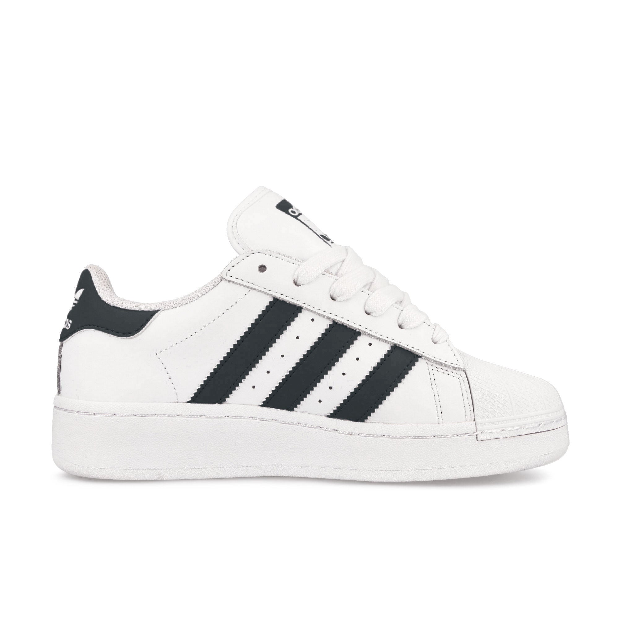 adidas Superstar XLG W Footwear White-Core Black-Footwear White Low Top Sneakers  Silhouette | Overkill