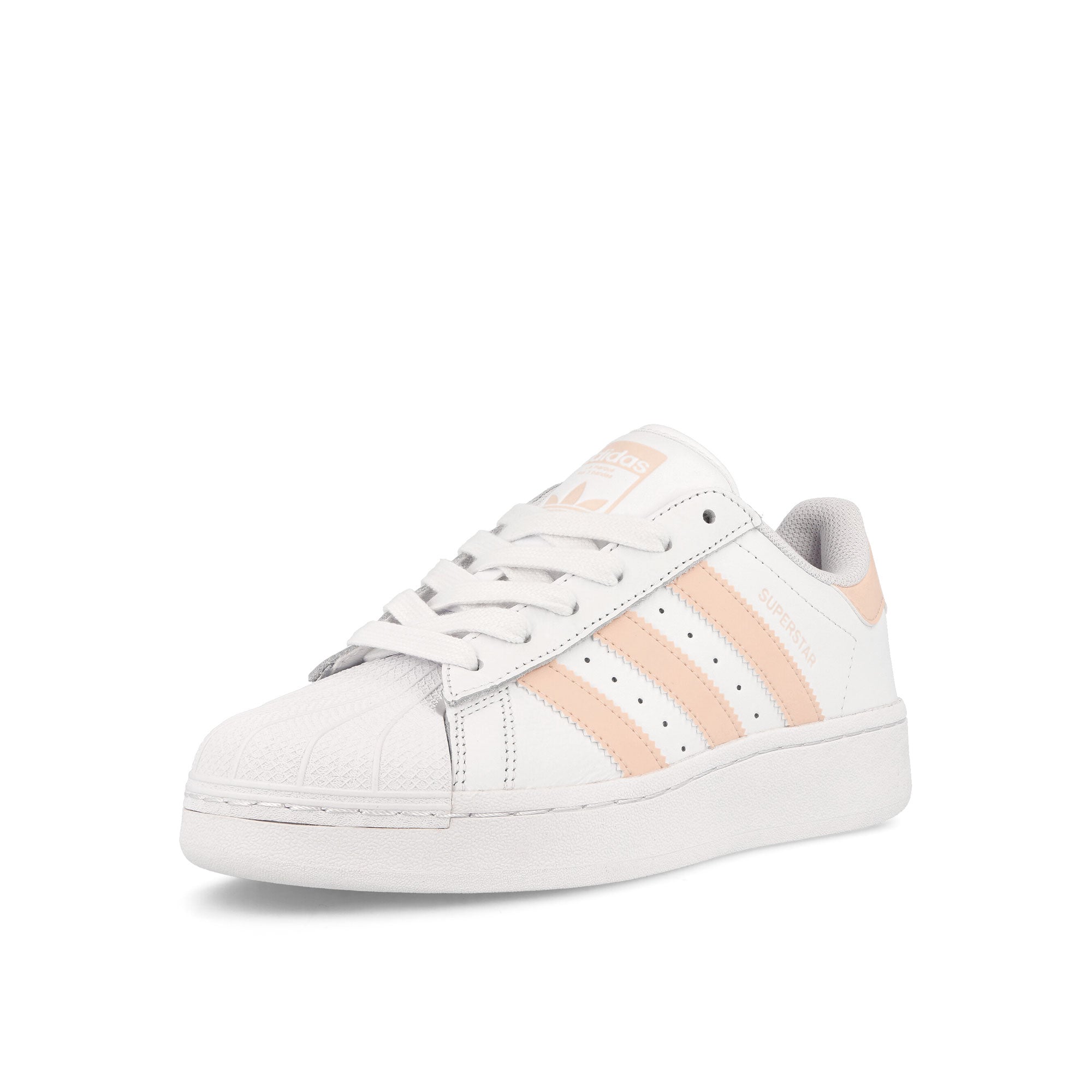 adidas Superstar XLG W Footwear White / Bliss Orange / Footwear White Low Top Sneakers  Close Up | Overkill