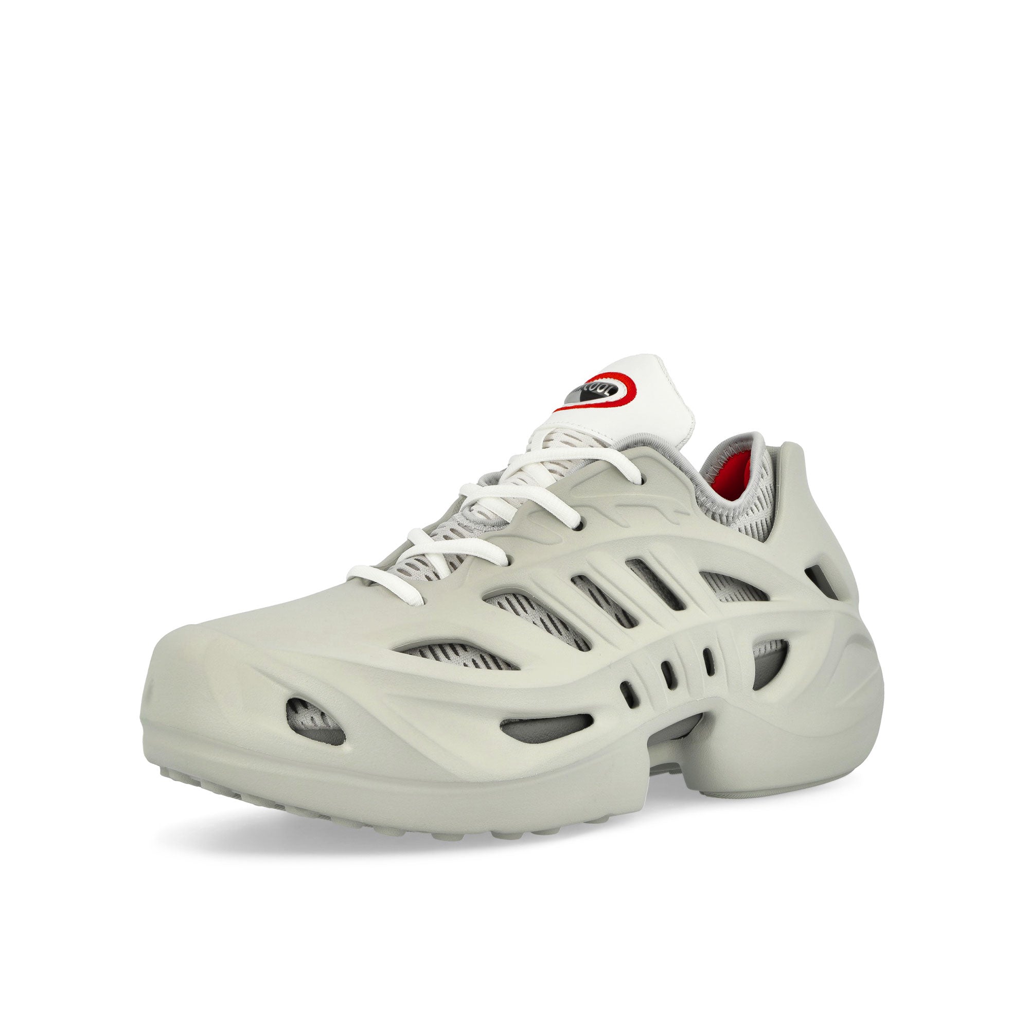 adidas adiFOM Climacool Grey Two / Silver Metallic / Red Low Top Sneakers  Close Up | Overkill