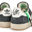 adidas Korn x adidas Campus 2 Carbon / Footwear White / Off White Low Top Sneakers  Detail View 2 | Overkill