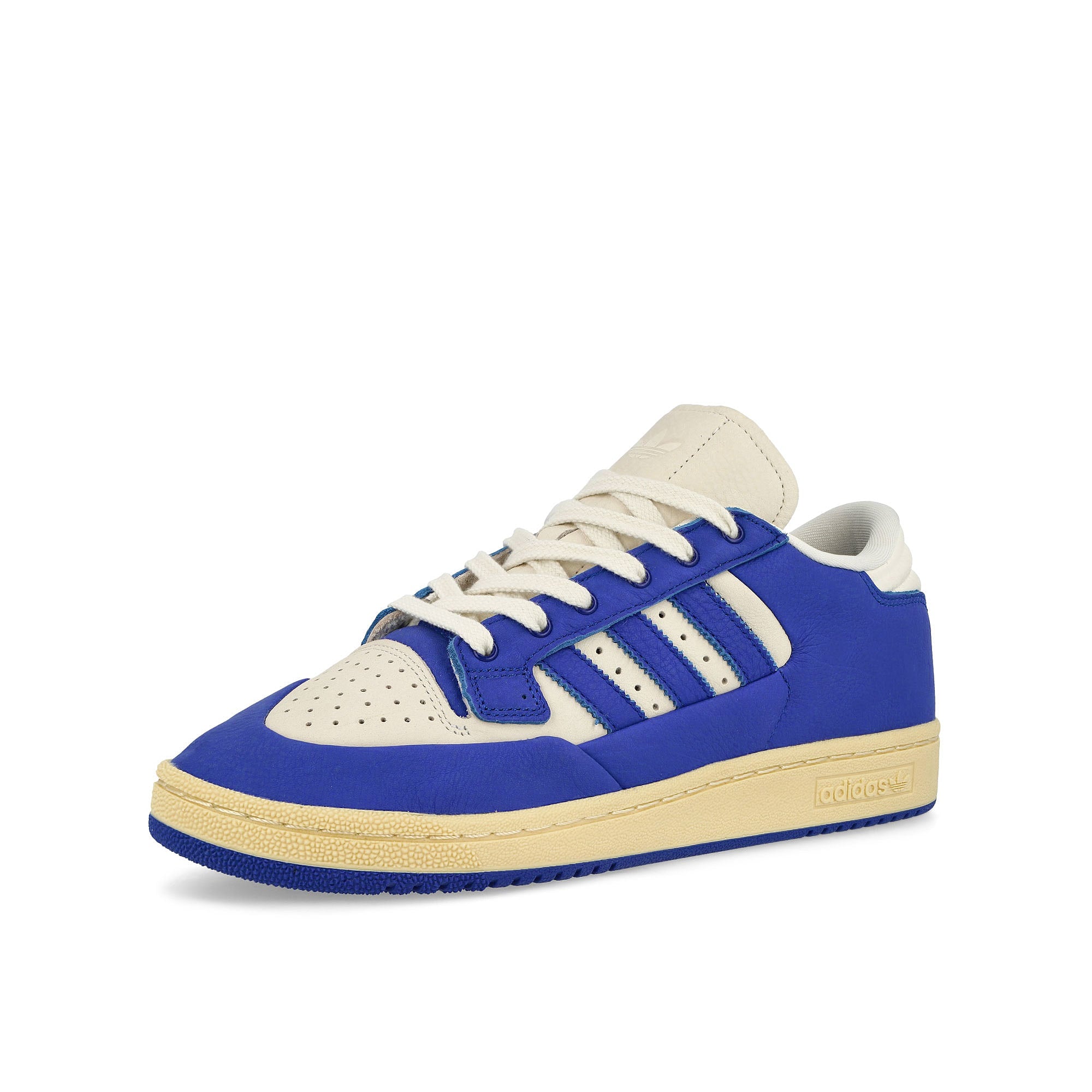 adidas Centennial 85 Lo 002 Lucid Blue / Cloud White / Easy Yellow Low Top Sneakers  Close Up | Overkill