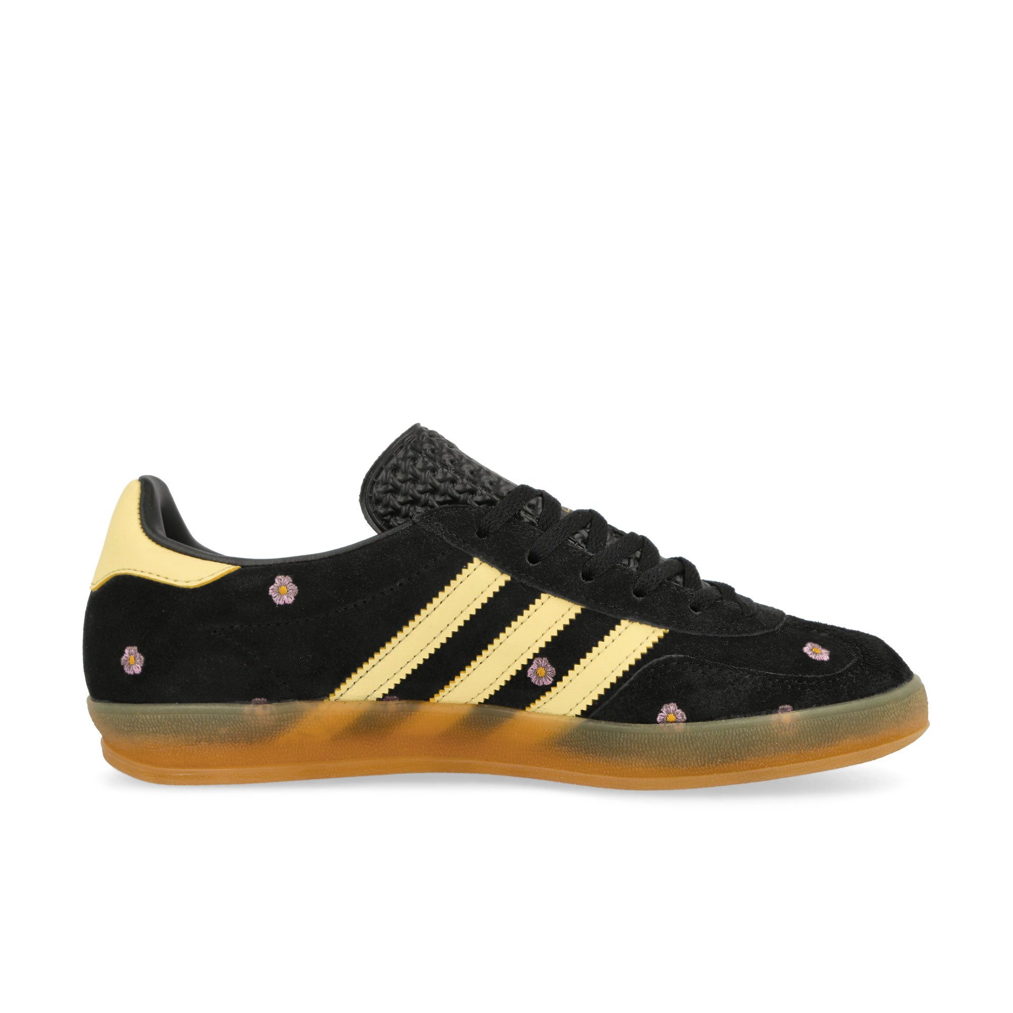 adidas Gazelle Indoor W Core Black / almost Yellow / Silver Dawn Low Top Sneakers  Silhouette | Overkill