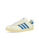 adidas Gazelle Ivory / Bluebird / Gold Metallic Low Top Sneakers  Close Up | Overkill