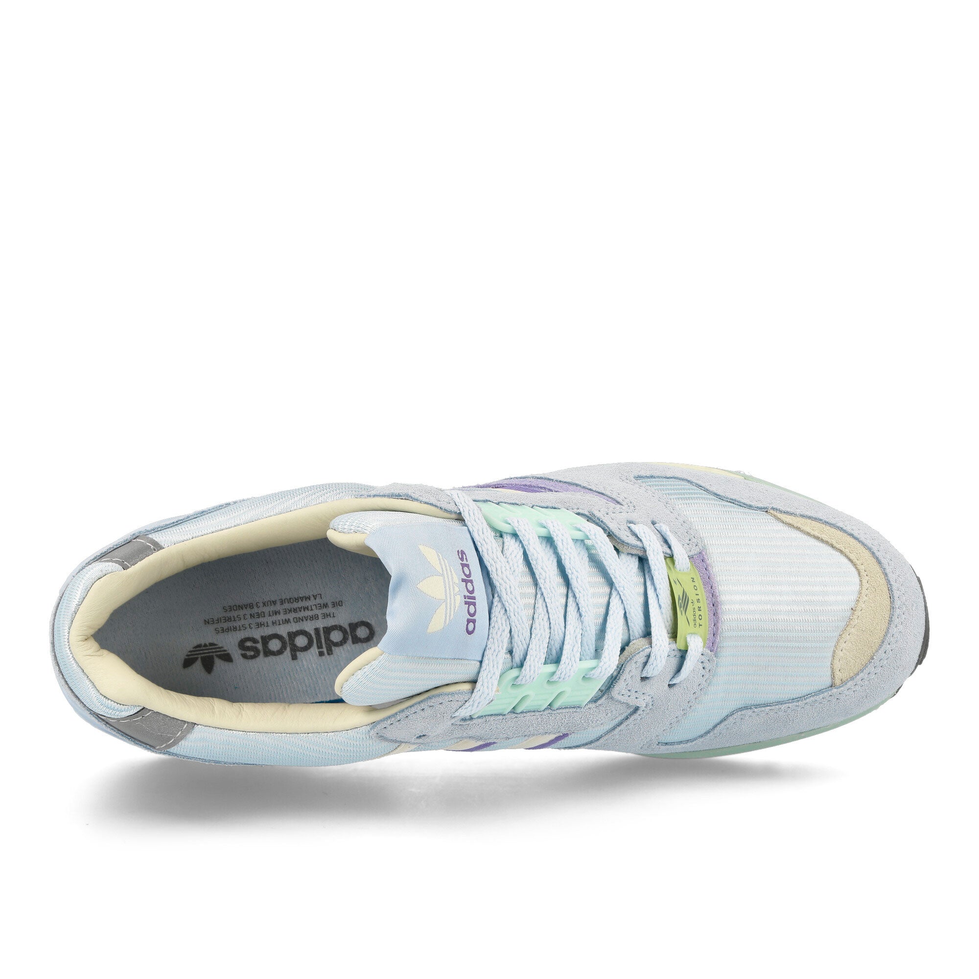 adidas ZX 8000 Sky Tint / Chalk White / Clear Grey Low Top Sneakers IF5383 Detailfoto | Overkill