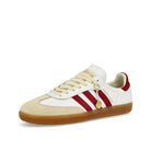 SPORTY & RICH x adidas Samba OG Footwear White /  Core Burgundy / Clear White Low Top Sneakers  Close Up | Overkill