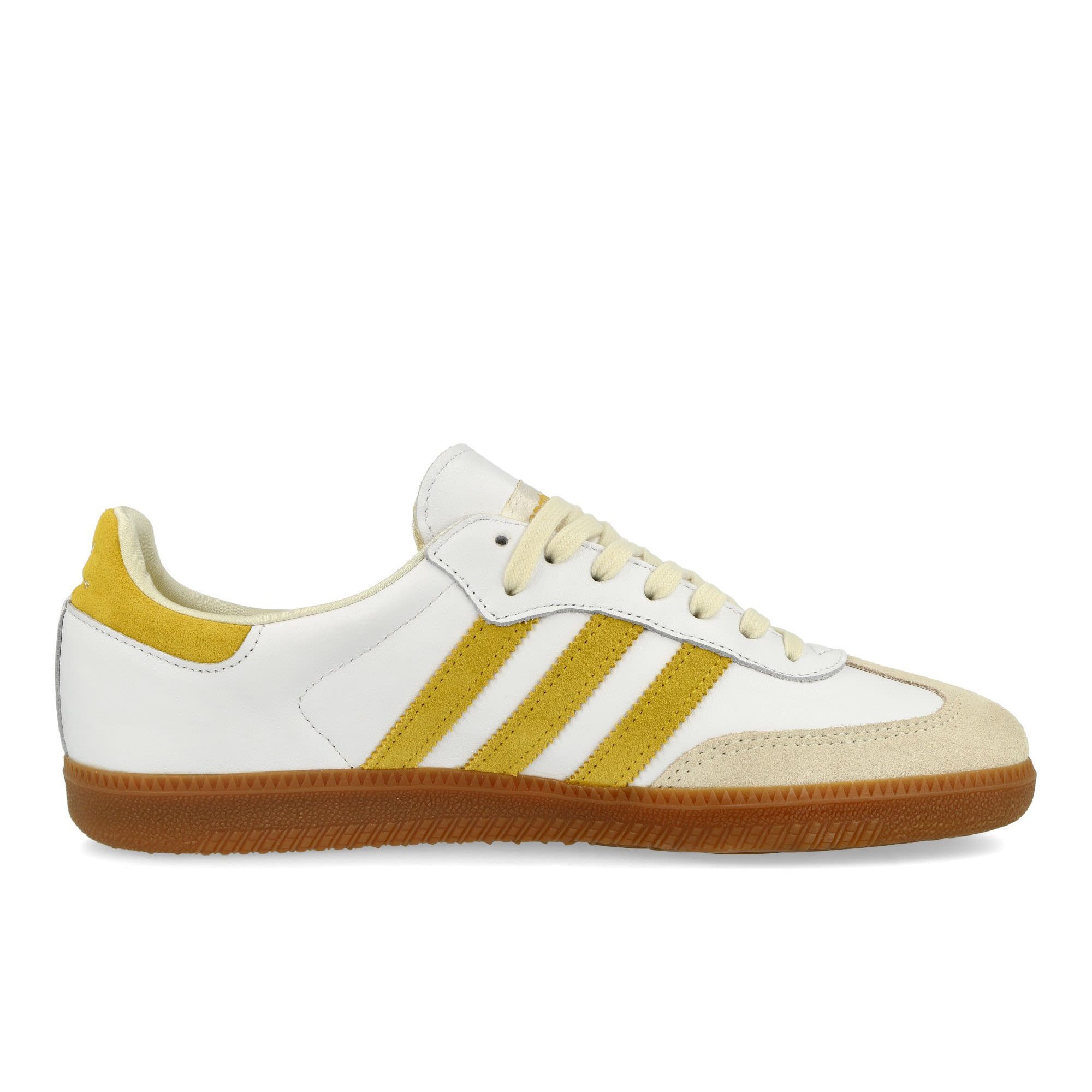 SPORTY & RICH x adidas Samba OG Footwear White / Bold Gold / Chalk White Low Top Sneakers  Silhouette | Overkill