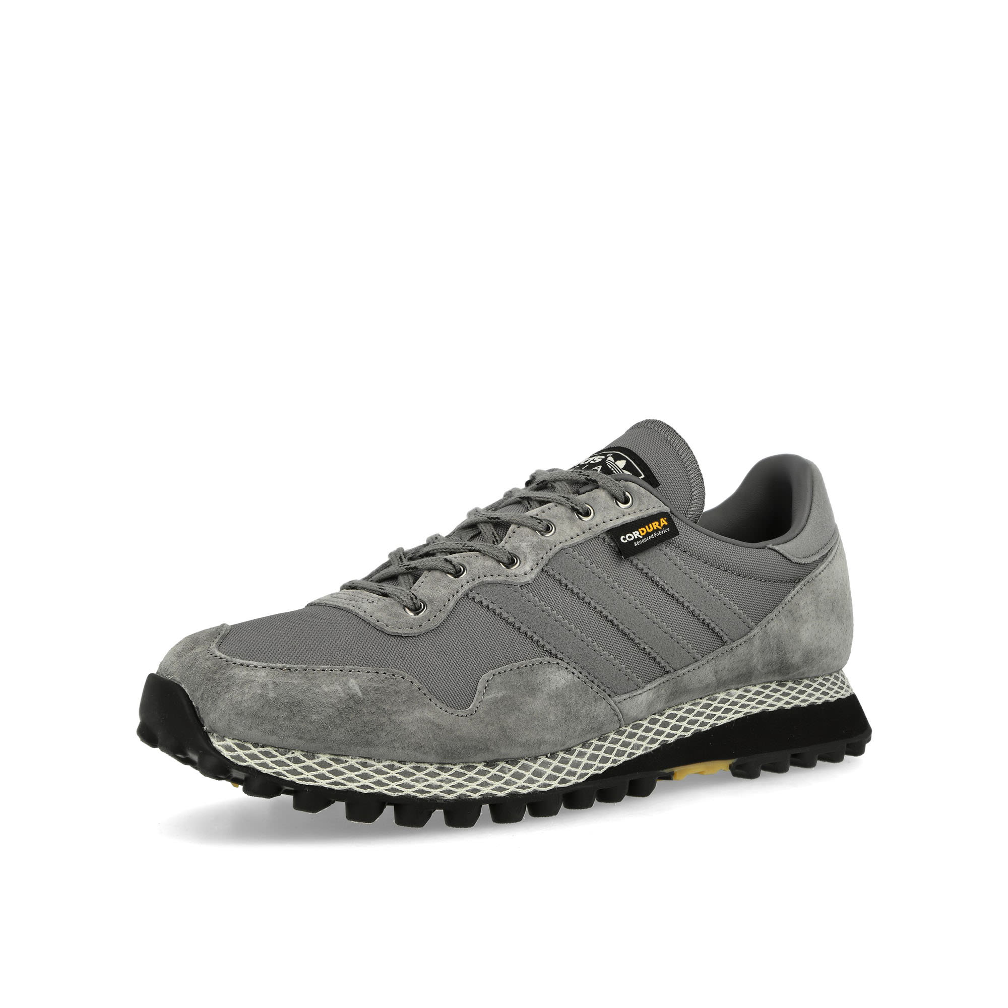 adidas Moscrop 2 SPZL Ash / Grey Four / Grey Five Low Top Sneakers  Close Up | Overkill