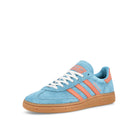 adidas Handball Spezial W Light Blue / Wonder Clay / Footwear White Low Top Sneakers  Close Up | Overkill