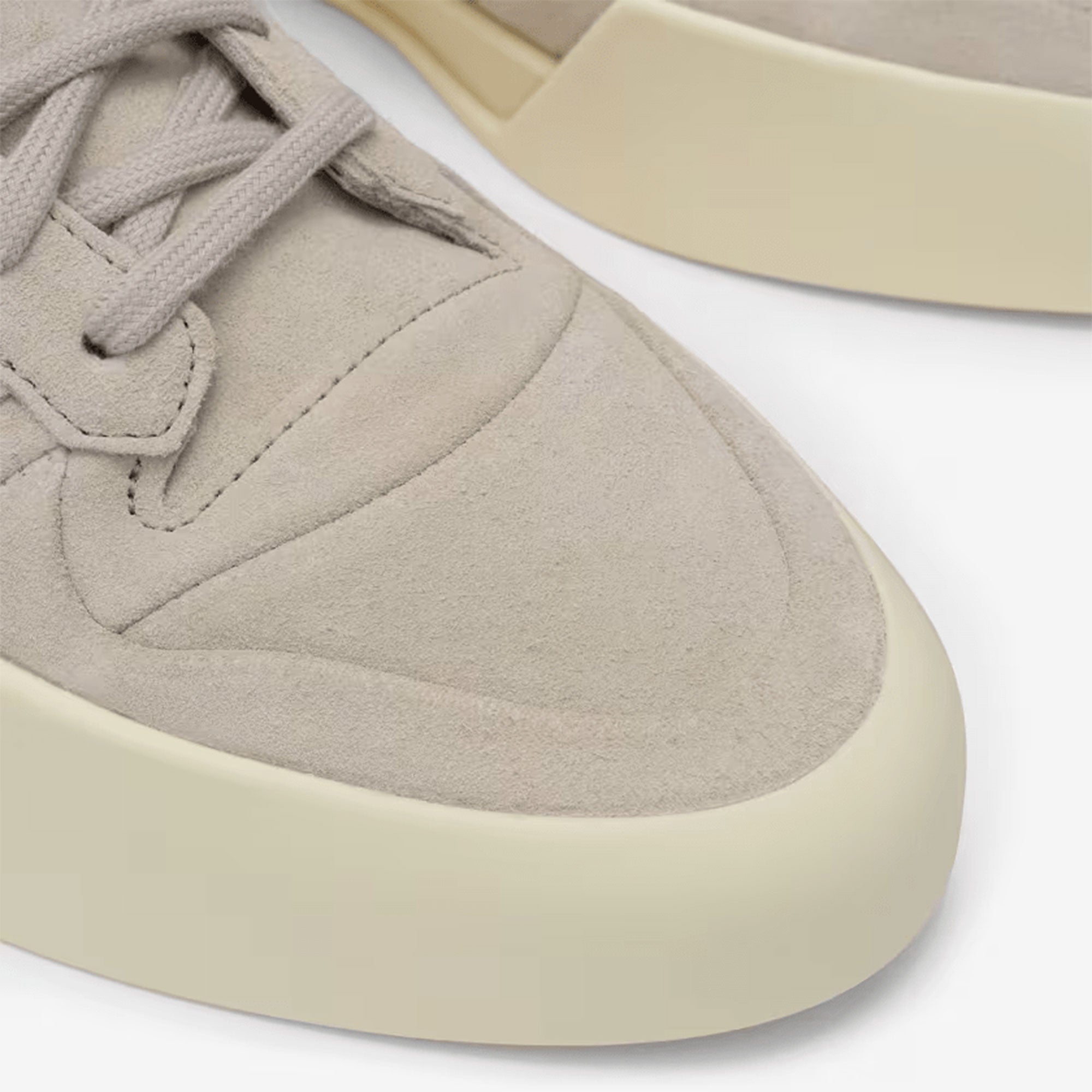 adidas Fear Of God Athletics x adidas 86 Hi Sesame / Sesame / Sesame High Top Sneakers  Close Up | Overkill