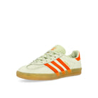 adidas Gazelle Indoor W Linen Green / Solar Orange / Gum 3 Low Top Sneakers  Close Up | Overkill