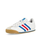 adidas K 74 Footwear White / Blue / Better Scarlet Low Top Sneakers  Close Up | Overkill