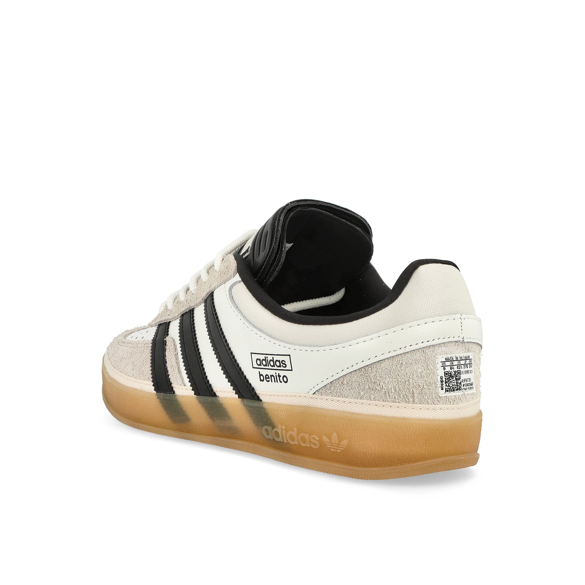 adidas Gazelle Indoor Core White / Core Black / Gum 3 Low Top Sneakers  Material | Overkill