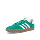 adidas Gazelle Court Green, Footwear White, Gum4 Low Top Sneakers  Close Up | Overkill