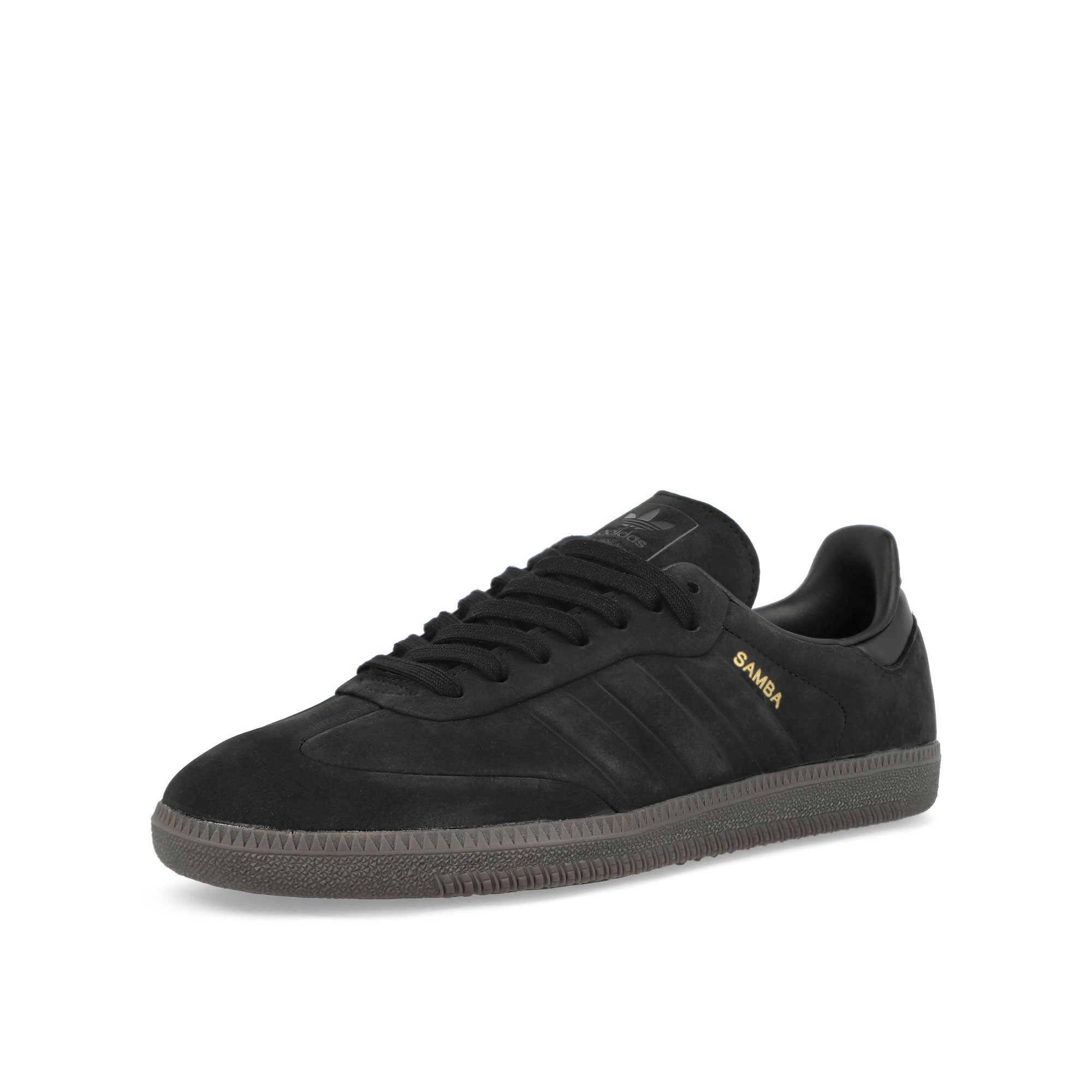 adidas Samba Core Black / Core Black / Gum 5 Low Top Sneakers  Close Up | Overkill