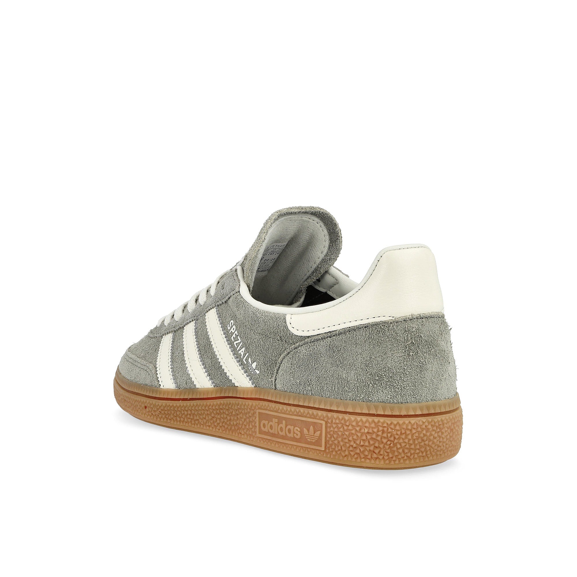 adidas Handball Spezial W Silver Pepple / Off White / Gum 2 Low Top Sneakers  Material | Overkill