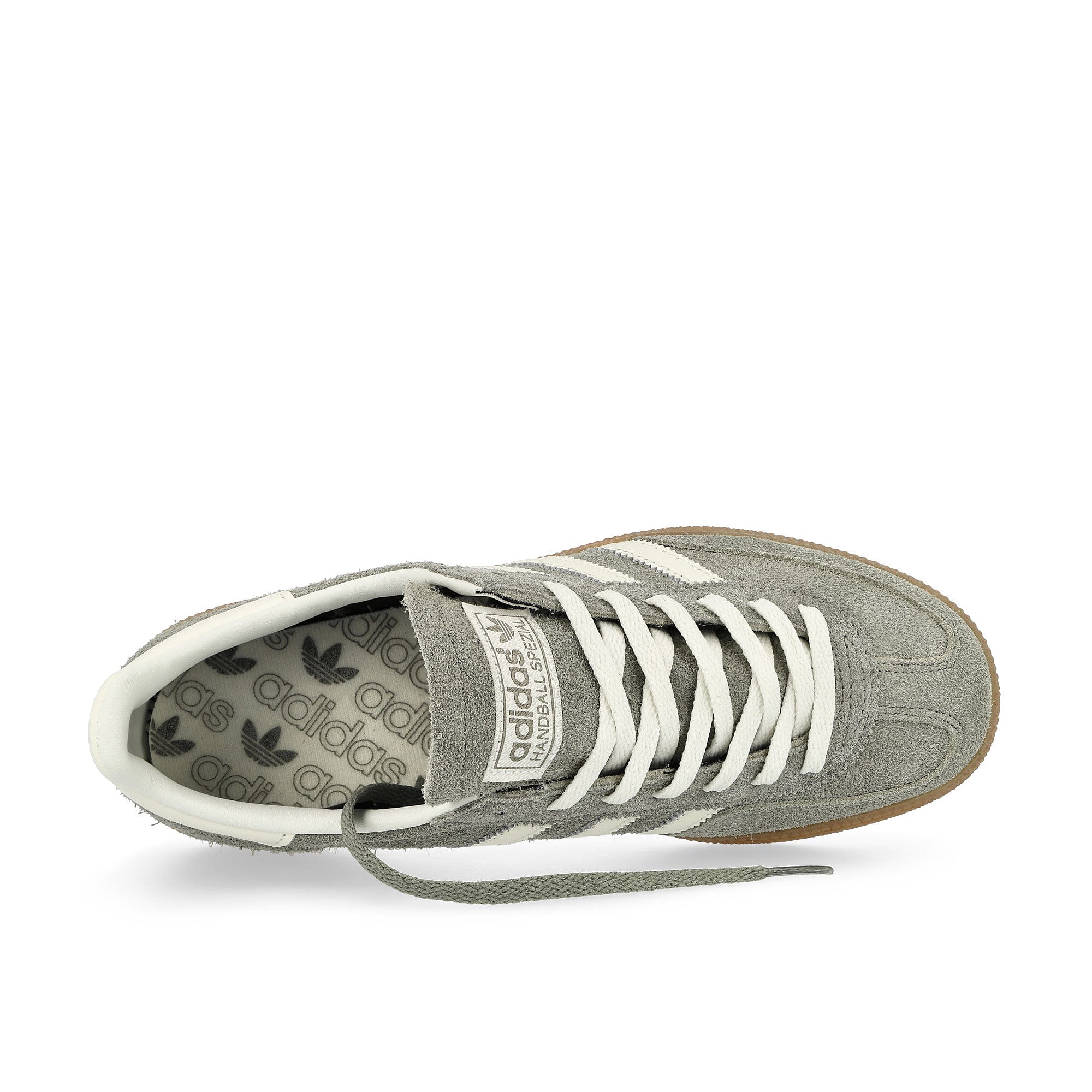 adidas Handball Spezial W Silver Pepple / Off White / Gum 2 Low Top Sneakers  Detailfoto | Overkill