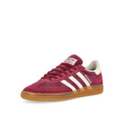 adidas Handball Spezial W Shadow Red / Off White / Gum1 Low Top Sneakers  Close Up | Overkill